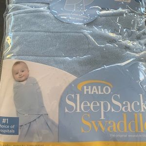 Halo blue new sleep sack swaddle
